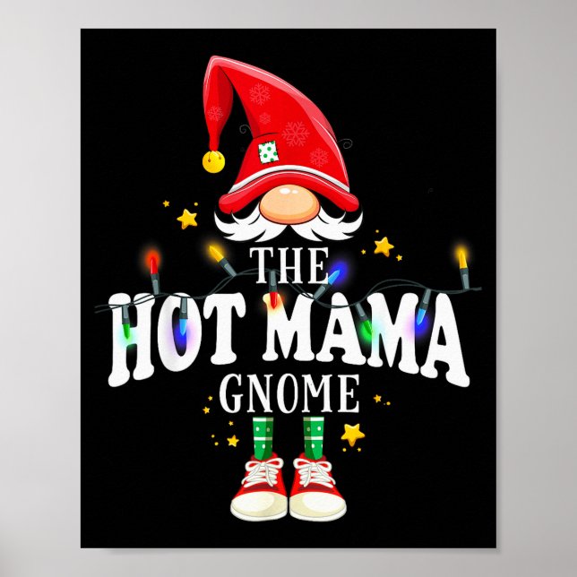 Póster Pijamas Navideñas de Mamá Gnome Caliente de Navida (Frente)