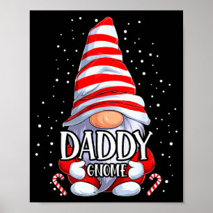 Póster Pijamas Navideñas de Papá Gnomo para Familias