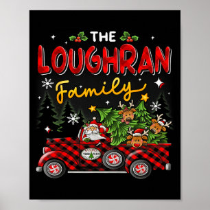 Póster Pijamas Navideñas Emparentadas De La Familia Lough