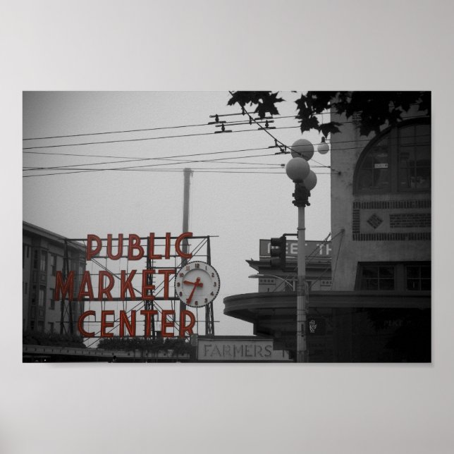 Póster pike street market (Frente)