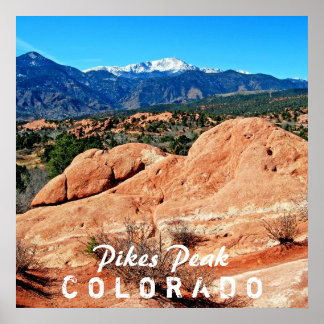 Póster Pikes Peak, Poster de Colorado