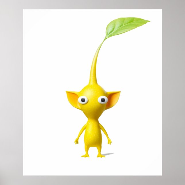 Póster Pikmin amarillo (Frente)