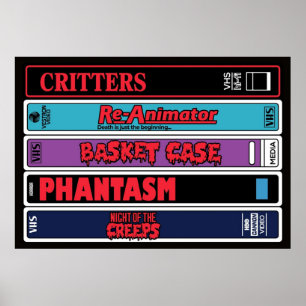 Póster Pila clásica VHS