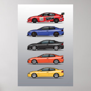 Póster Pila de Holden Monaros