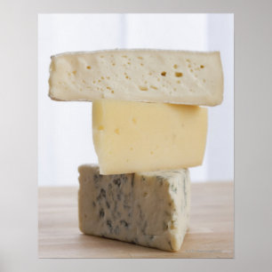 Póster Pila de queso