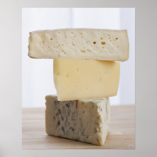 Póster Pila de queso (Frente)