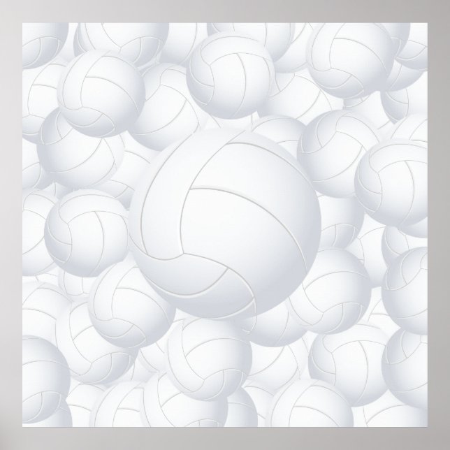Póster pila de voleibol (Frente)