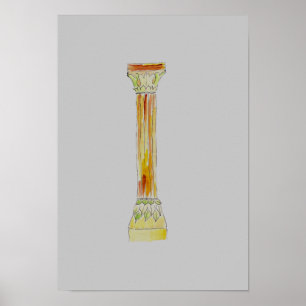 Póster Pilar acuarela 1