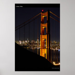 Póster Pilar de oro