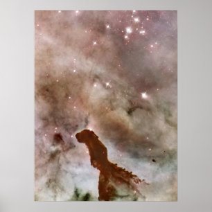 Póster Pilar del polvo de la nebulosa de Carina