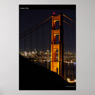 Póster Pilar dorado