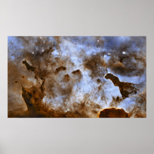 Póster Pilares de Estrella-Formación de la nebulosa de