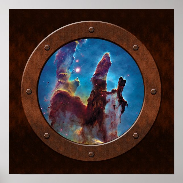 Póster Pilares de la creación de la nebulosa águila M16 (Frente)