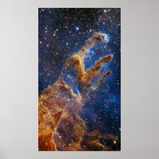 Póster Pilares de la Creación Nebulosa del Águila Telesco