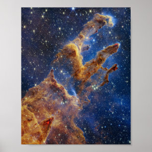 Póster Pilares de la Creación — Telescopio espacial James
