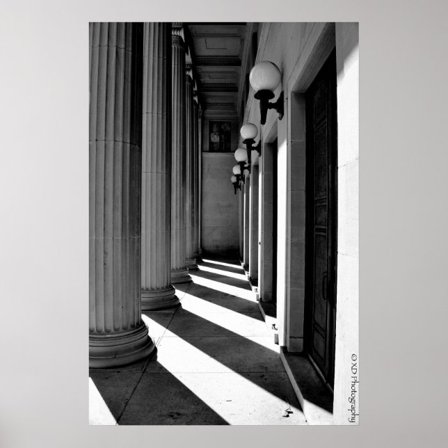 Póster Pilares de luz (Frente)