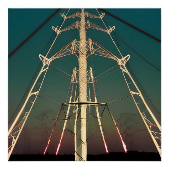 Póster Pilares del Cielo Verde (Anverso)