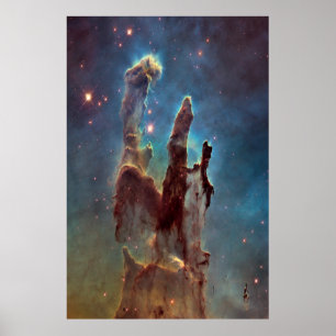 Póster Pilares del poster fotográfico de la creación