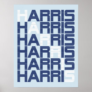 Póster Pilas de texto HARRIS