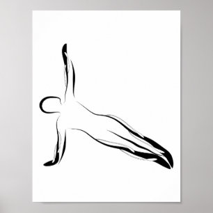 Póster Pilates pose poster