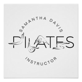 Póster Pilates Poses en Palabra de Pilates