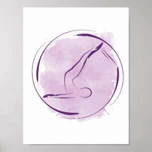 Póster Pilates posponen poster