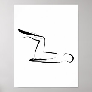 Póster Pilates posponen poster