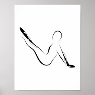 Póster Pilates posponen poster