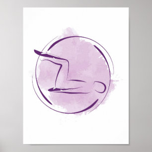 Póster Pilates posponen poster