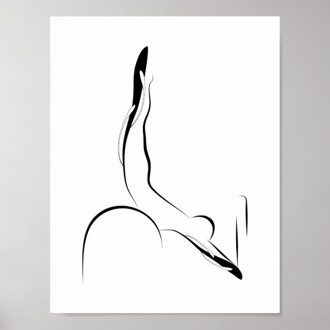 Póster Pilates posponen poster (Frente)
