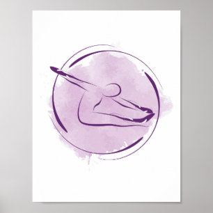 Póster Pilates posponen poster
