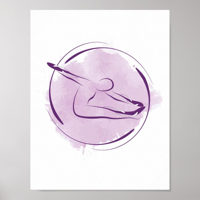 Póster Pilates posponen poster (Frente)