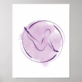Póster Pilates posponen poster