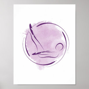 Póster Pilates posponen poster