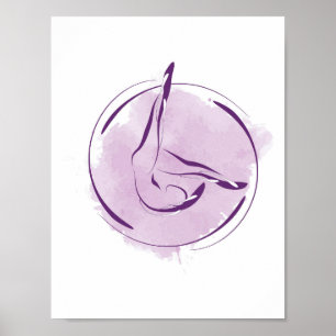 Póster Pilates posponen poster