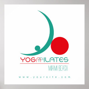 Póster Pilatos de yoga - Poster