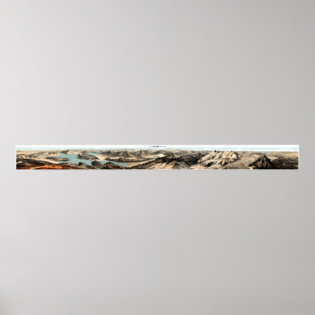 Póster PILATUS Swiss Alps 360° Panorama (Frente)