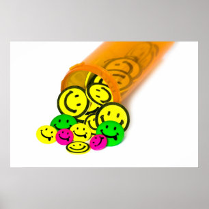 Póster Píldoras felices