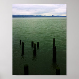 Póster Piletas de madera, Astoria, O