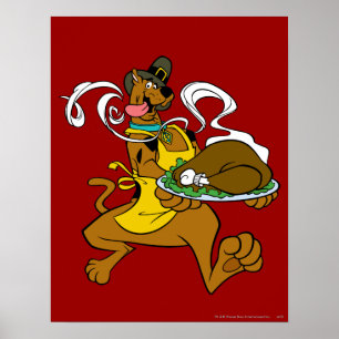 Póster Pilgrim Scooby-Doo con Turquía