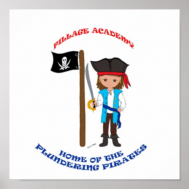 Póster Pillage Academy Thaddeus (Frente)