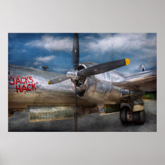 Póster Piloto - Avión - El B-29 Superfortress