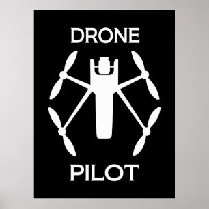 Póster Piloto de drones de clases