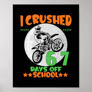 Póster Piloto de Motocross Aplastó 67 Días A Estudiante