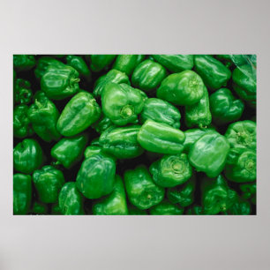 Póster Pimientas verdes