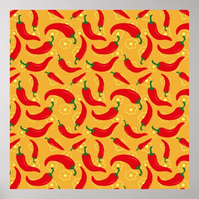 Póster Pimientos calientes (Frente)