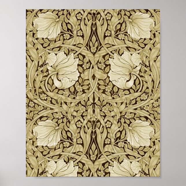 Póster Pimpernel Gold, William Morris (Frente)