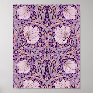 Póster Pimpernel Purple, William Morris
