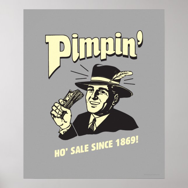 Póster Pimpin': Ho Sale (Frente)
