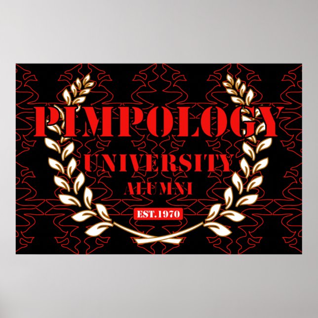 PÓSTER PIMPOLOGÍA UNIVERSIDAD ALUMNI 2K21 ROJO/BLK (Frente)